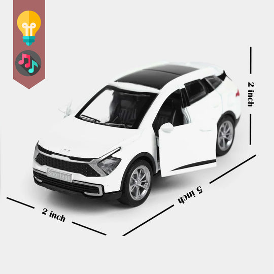 Die-Cast Model Car with Light & Sound for Kids
