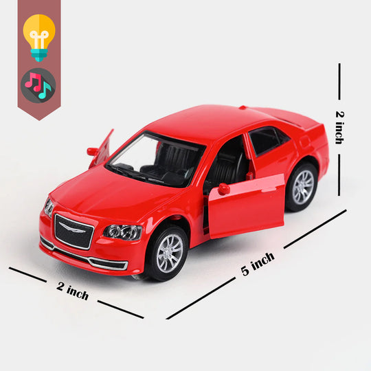 Die-Cast Model Car with Light & Sound for Kids