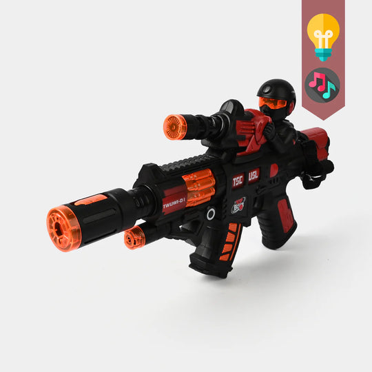 Electric Target Toy with Light Sound & Spray Function