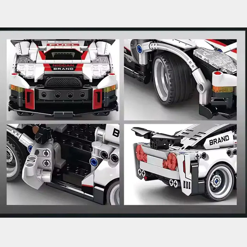 Racing Remote Control Car Building Block Set