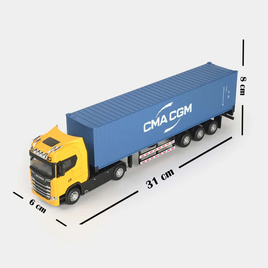 Die-Cast Mini Cargo Truck Toy For Kids