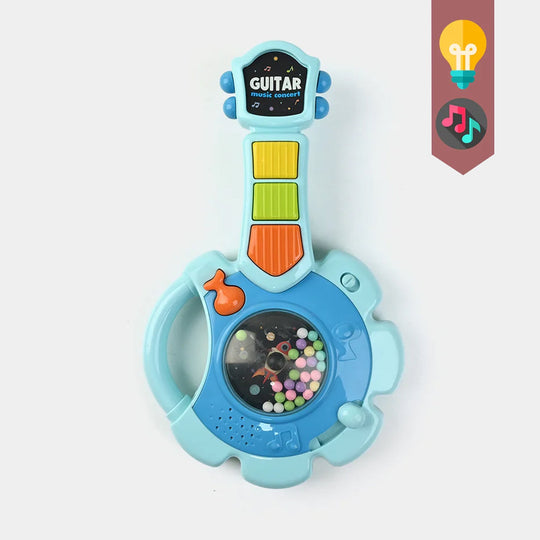 2-in-1 Kids Mini Guitar – With Light, Sound