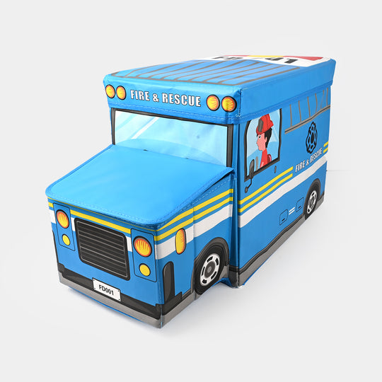 Toy Storage Bus Shape For Kids
