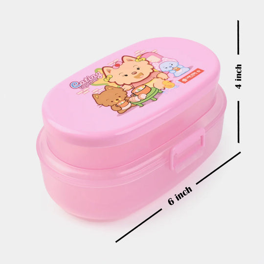 Lion Star Oval Pop Lunch Box Pack of 2-Pink