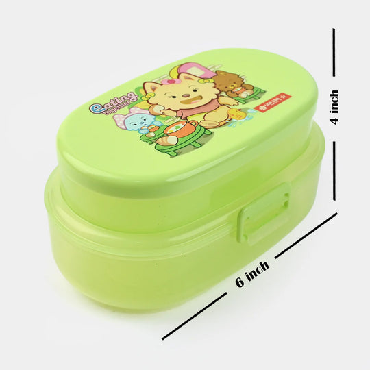 Lion Star Oval Pop Lunch Box Pack of 2-Green