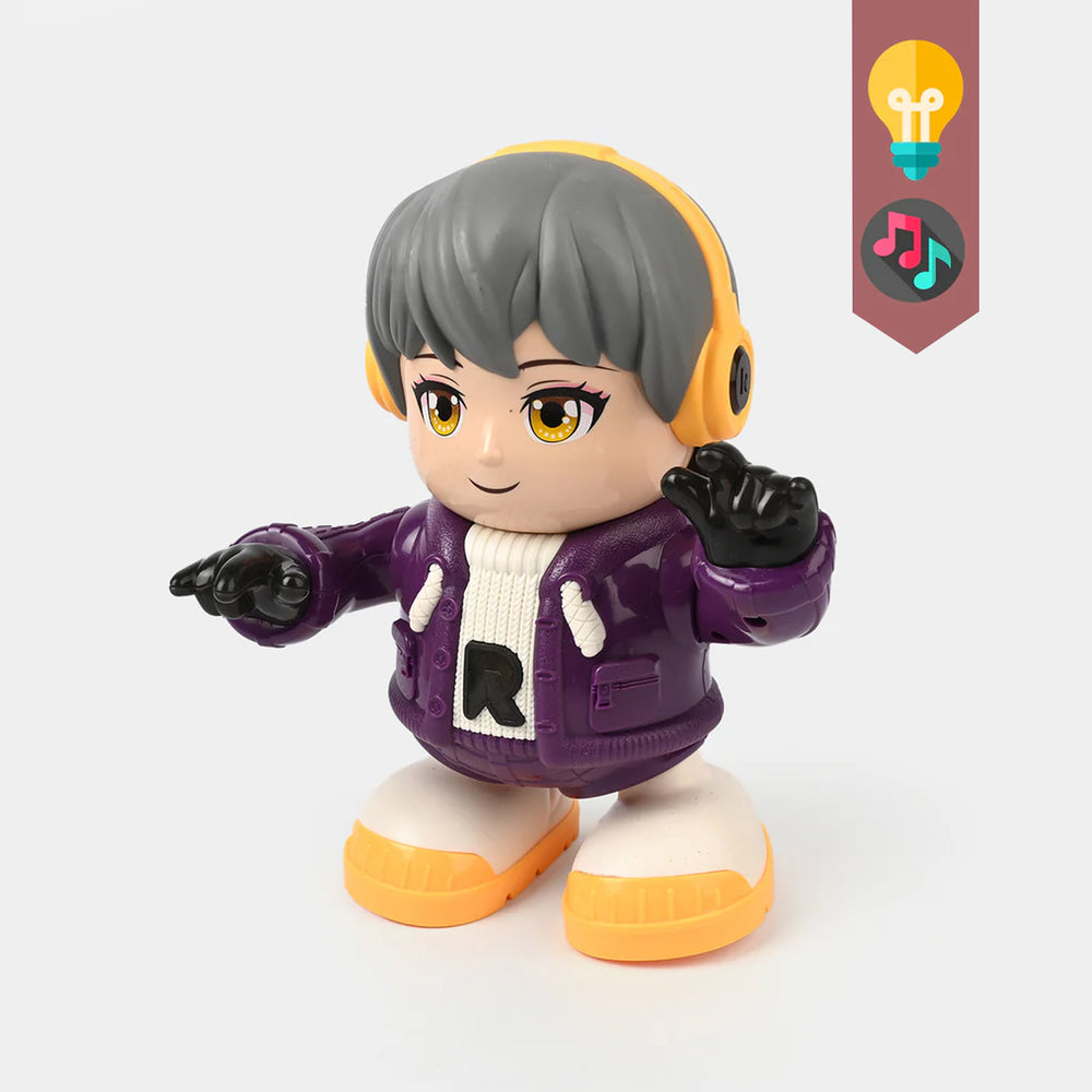 Dancing & Singing Cartoon Doll – Light-Up Toy