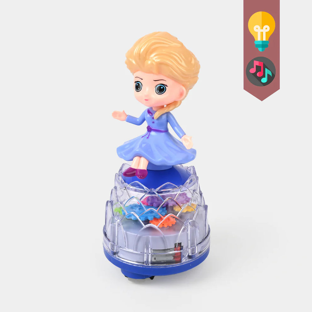 Rotating Princess Toy Doll – Lights, Music