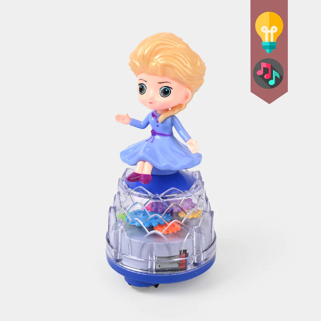 Rotating Princess Toy Doll – Lights, Music