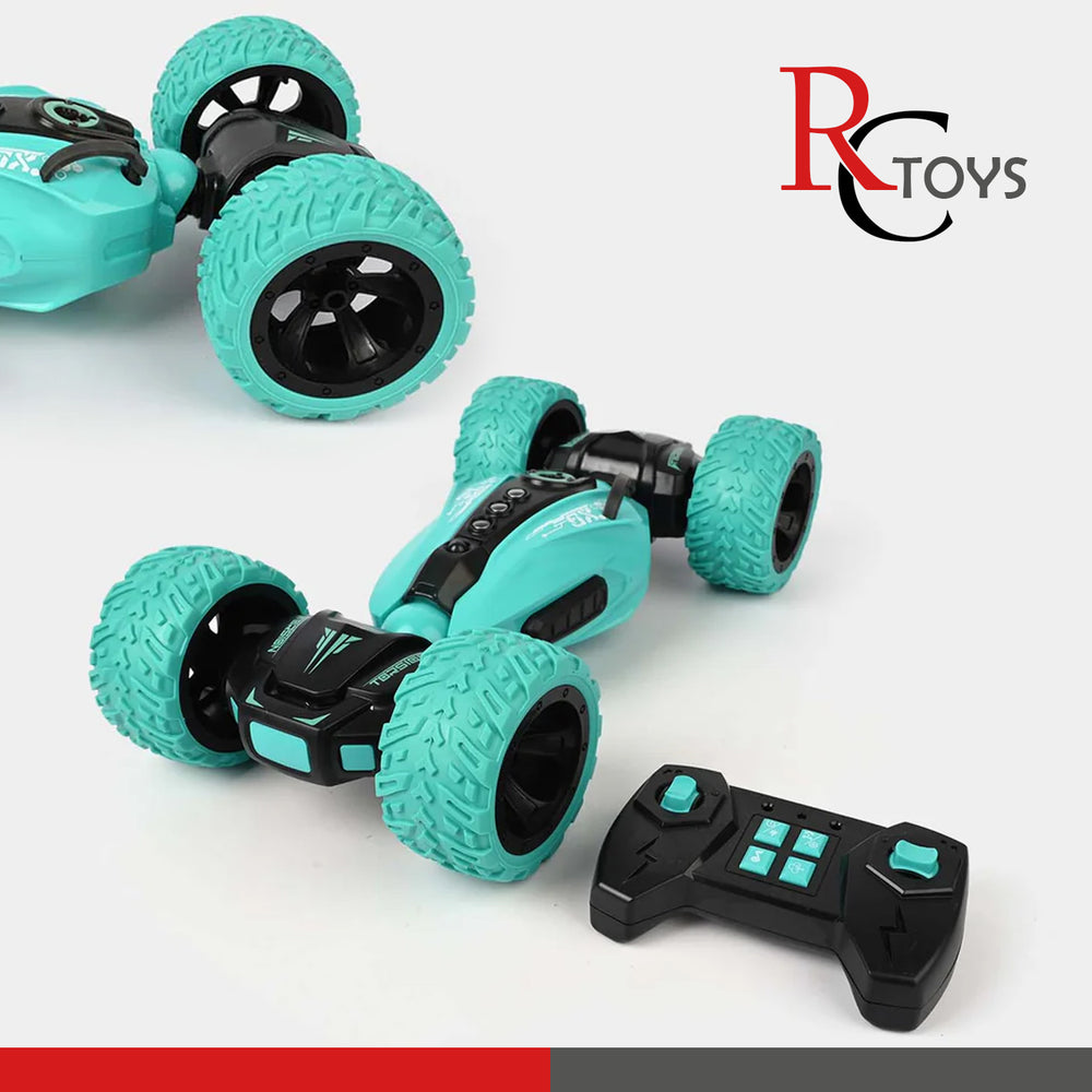 Remote Control Stunt & Spray Car – Flip, Spin & Zoom With Light & Music