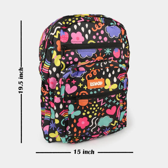 LEVUP MULTI COMPARTMENTS SCHOOL BACKPACK FOR CLASS (1-4)
