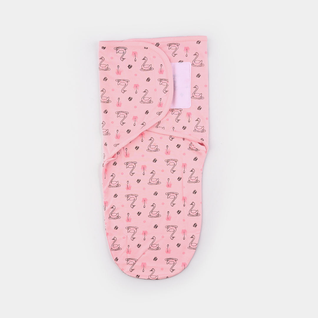 Baby Swaddle with Cap & Mittens Set