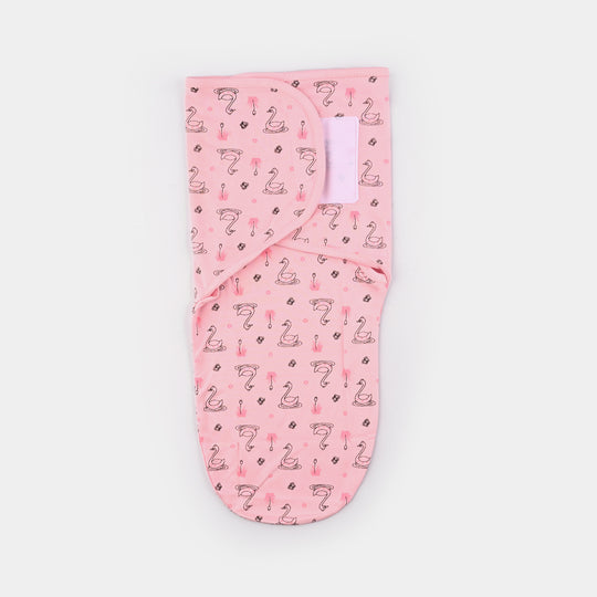 Baby Swaddle with Cap & Mittens Set
