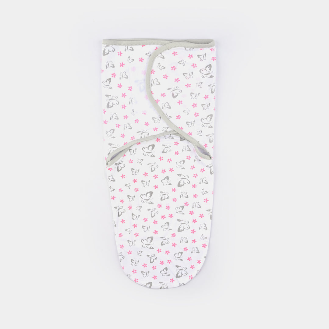 Baby Swaddle with Cap & Mittens Set