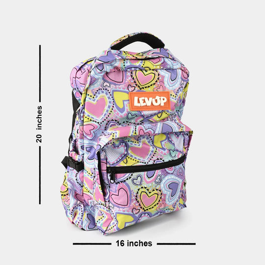 LEVUP MULTI COMPARTMENTS SCHOOL BACKPACK FOR CLASS 5-10