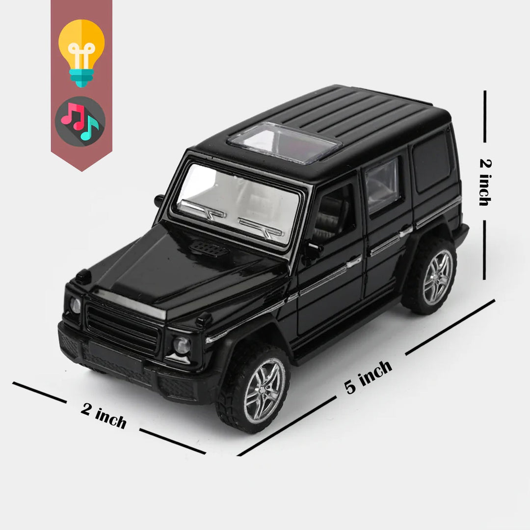 Die-Cast Model Pullback Jeep With Light Sound