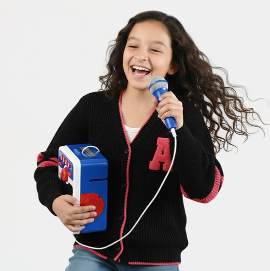 Musical Set Karaoke Microphone with Lights for Kids