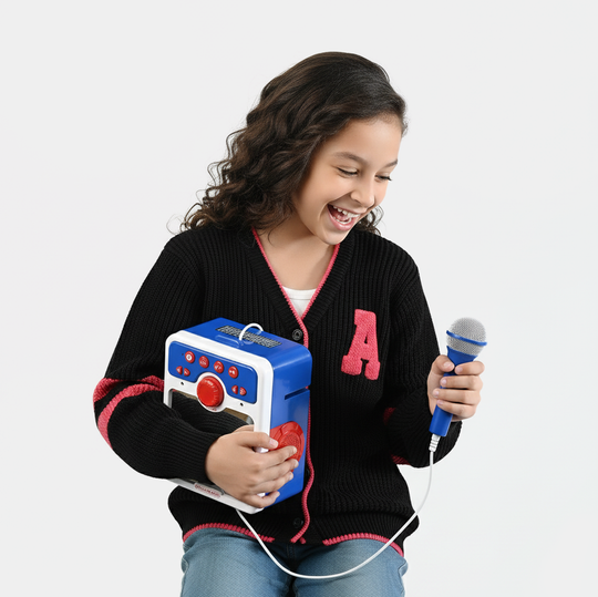 Musical Set Karaoke Microphone with Lights for Kids