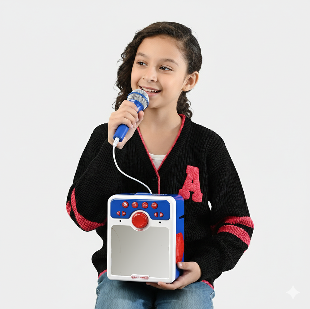 Musical Set Karaoke Microphone with Lights for Kids