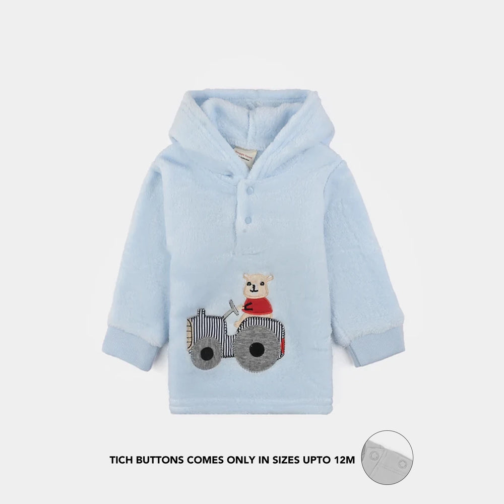Infant Boys Faux fur Suit - BLUE
