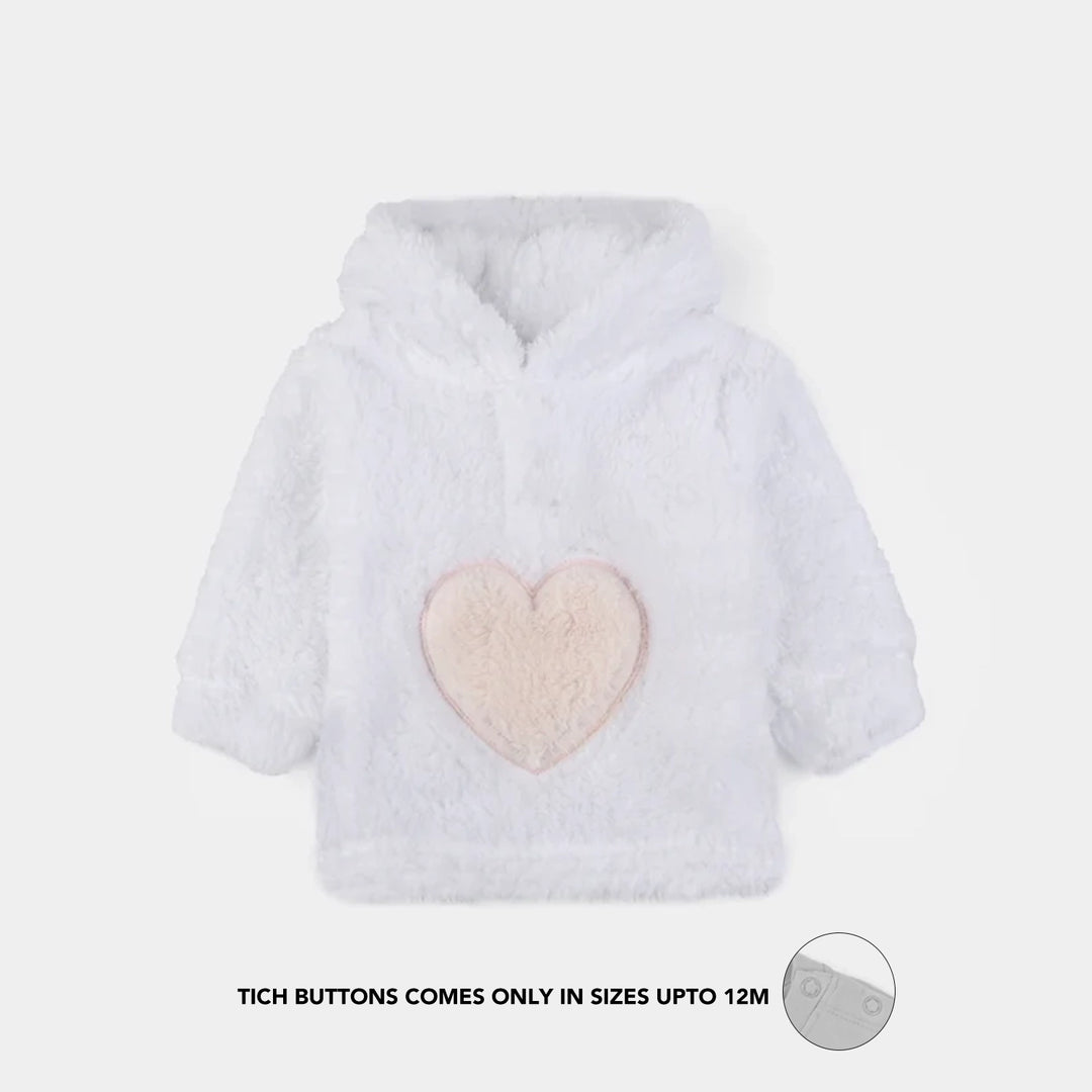 Infant Boys Faux Fur - White