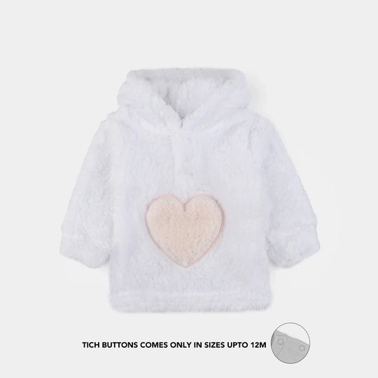 Infant Boys Faux Fur - White