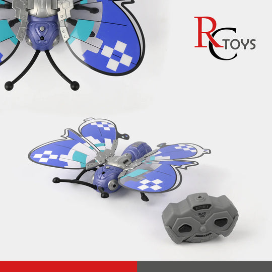 Mechanical Remote Control Butterfly Toy | Realistic Crawling & Flying Action