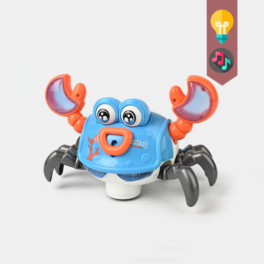 Electric Crab Toy With Music, Light & Walking