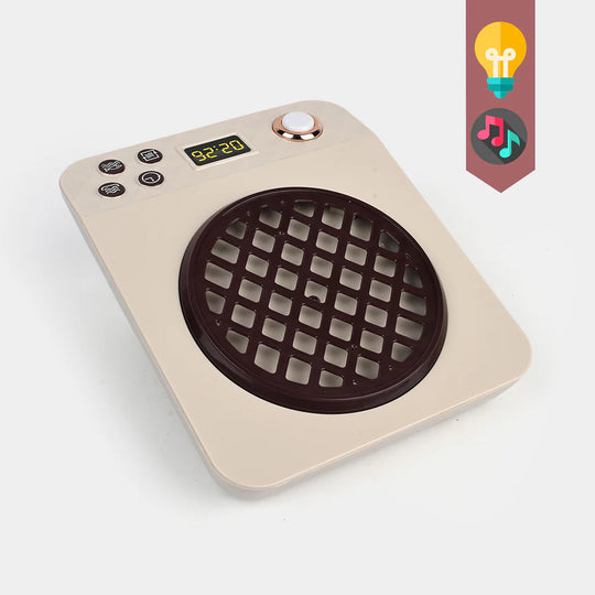 Electric BBQ Oven Play Set – 8 PCS Home Appliance Toy with Light & Music