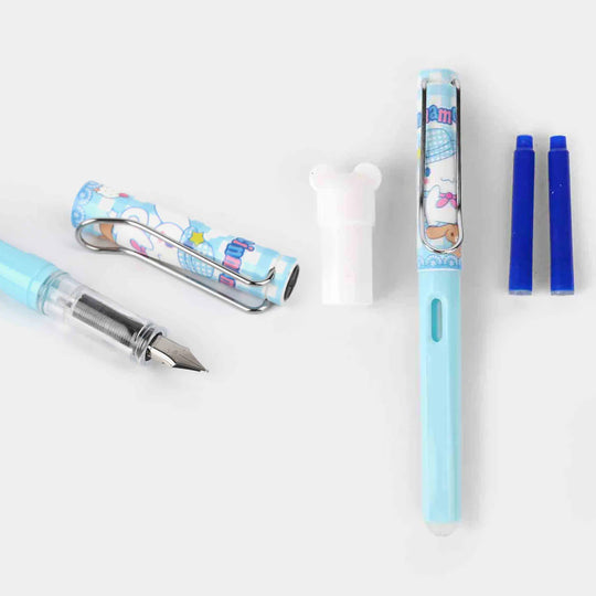 Elegant Fountain Pen With 2 Ink Cartridges