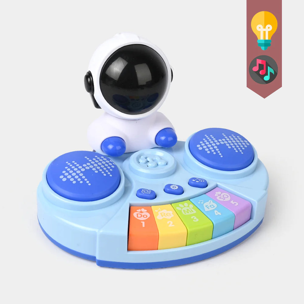 Music Piano – Astronaut Theme | Light-Up Keys & Sounds