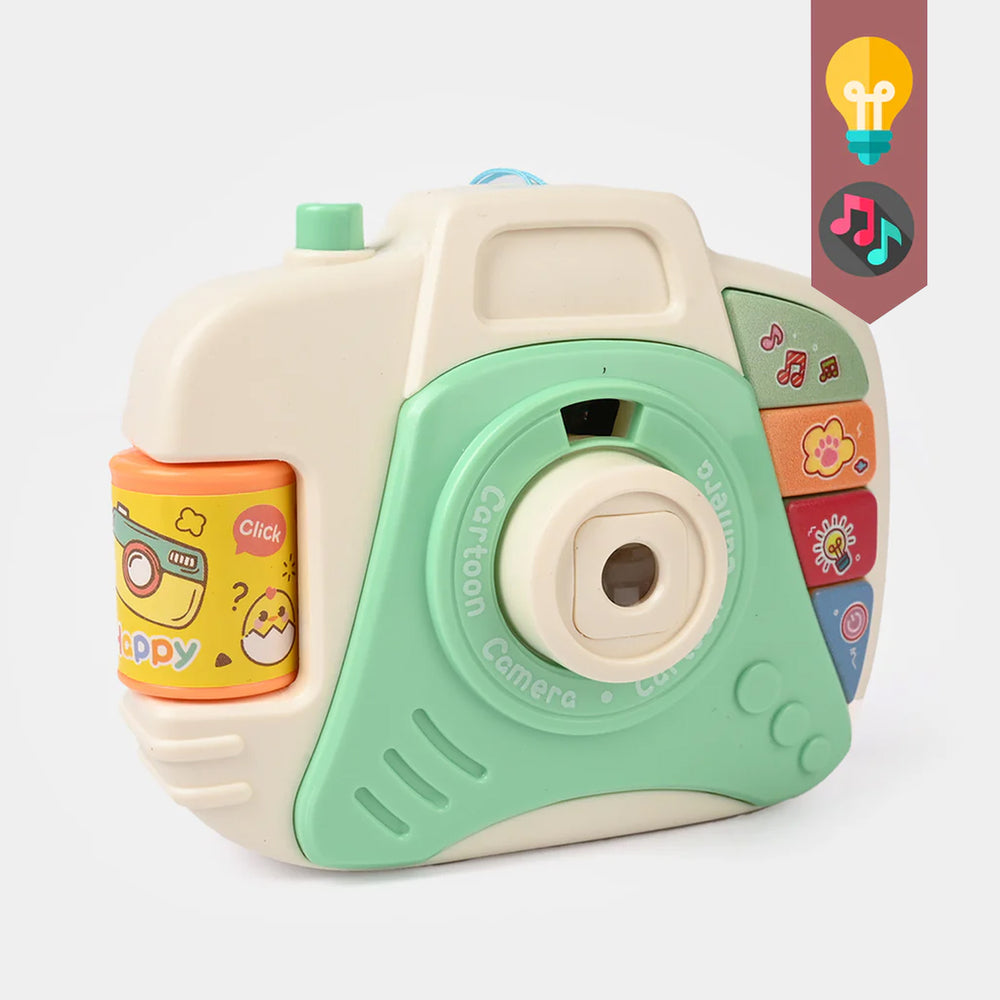 Toy Camera Music, Lights & Projector For Kids