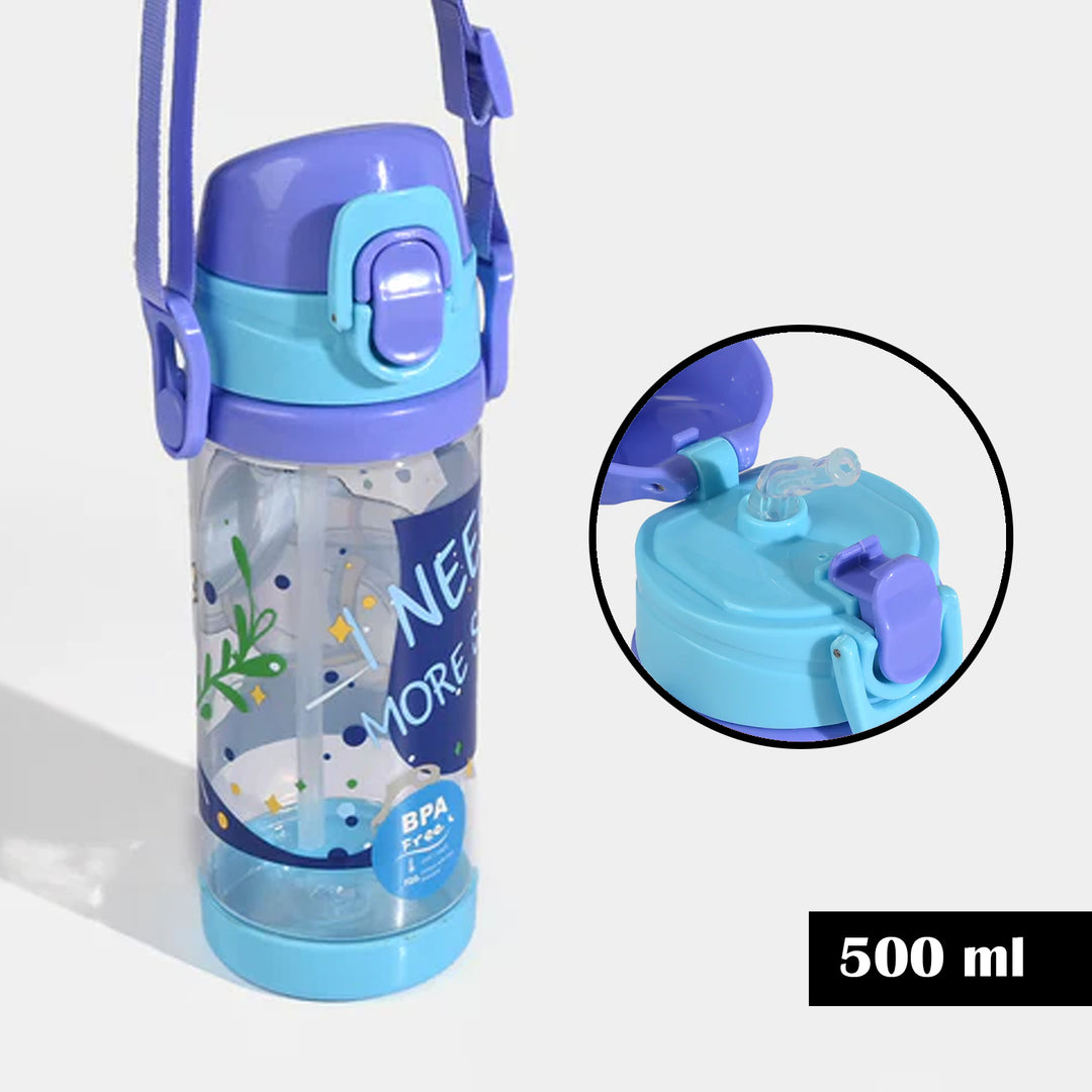 Character Water Bottle Plastic | 500ML