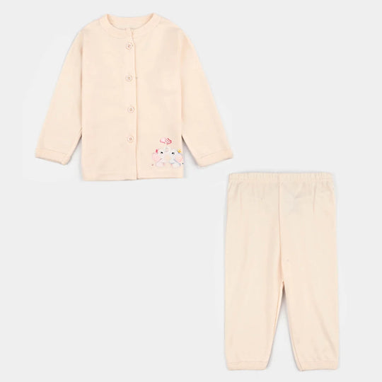 Infant Unisex Cotton Jabla Pajama Suit