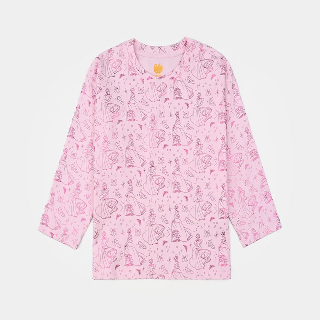 Girls Lycra Jersey T-Shirt F/S- Candy Pink