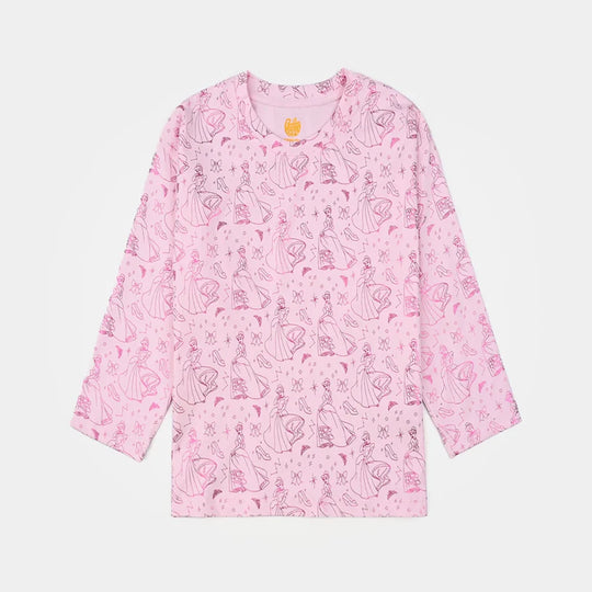 Girls Lycra Jersey T-Shirt F/S- Candy Pink