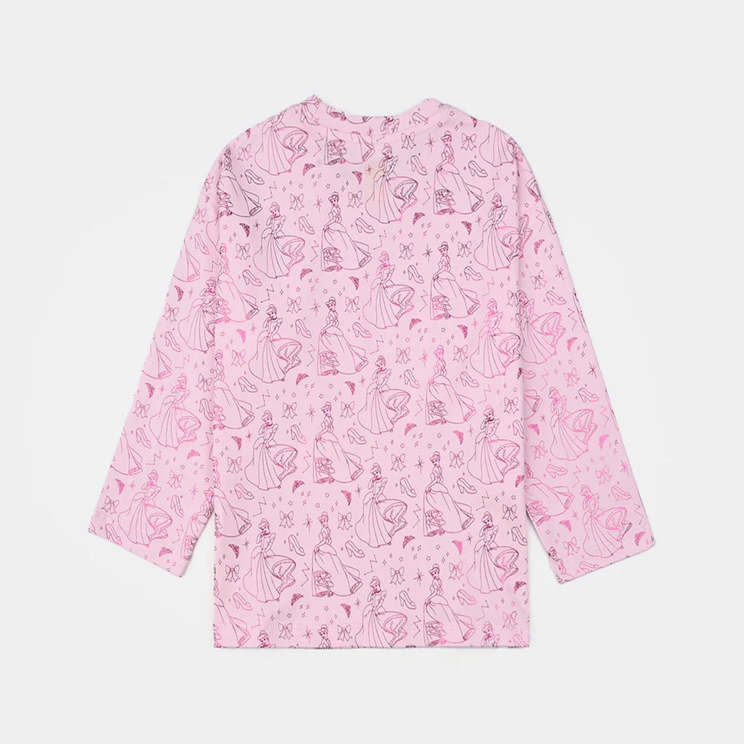 Girls Lycra Jersey T-Shirt F/S- Candy Pink