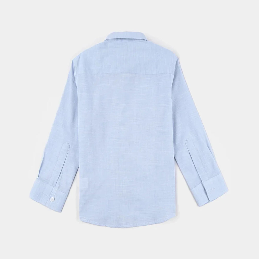 Boys Cotton Formal Shirt - Light Blue