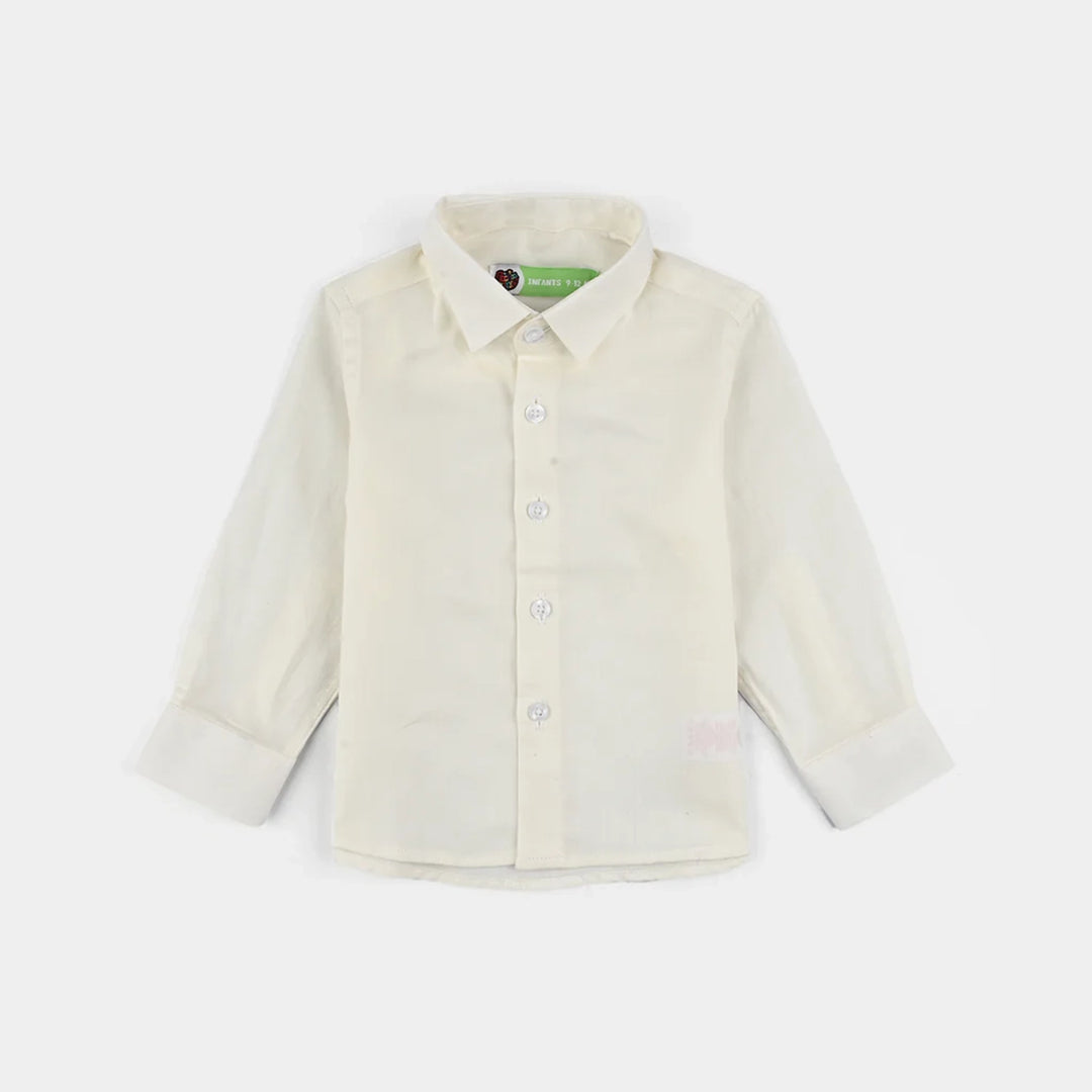 Infant Boys Cotton Formal Shirt (White)-White Price in Pakistan | Bachaa Party Infant Boys Cotton Formal Shirt (White)-White Price in Pakistan | Bachaa Party