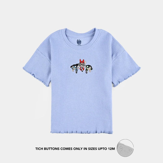 Infant Girls Rib T-Shirt H/S Character