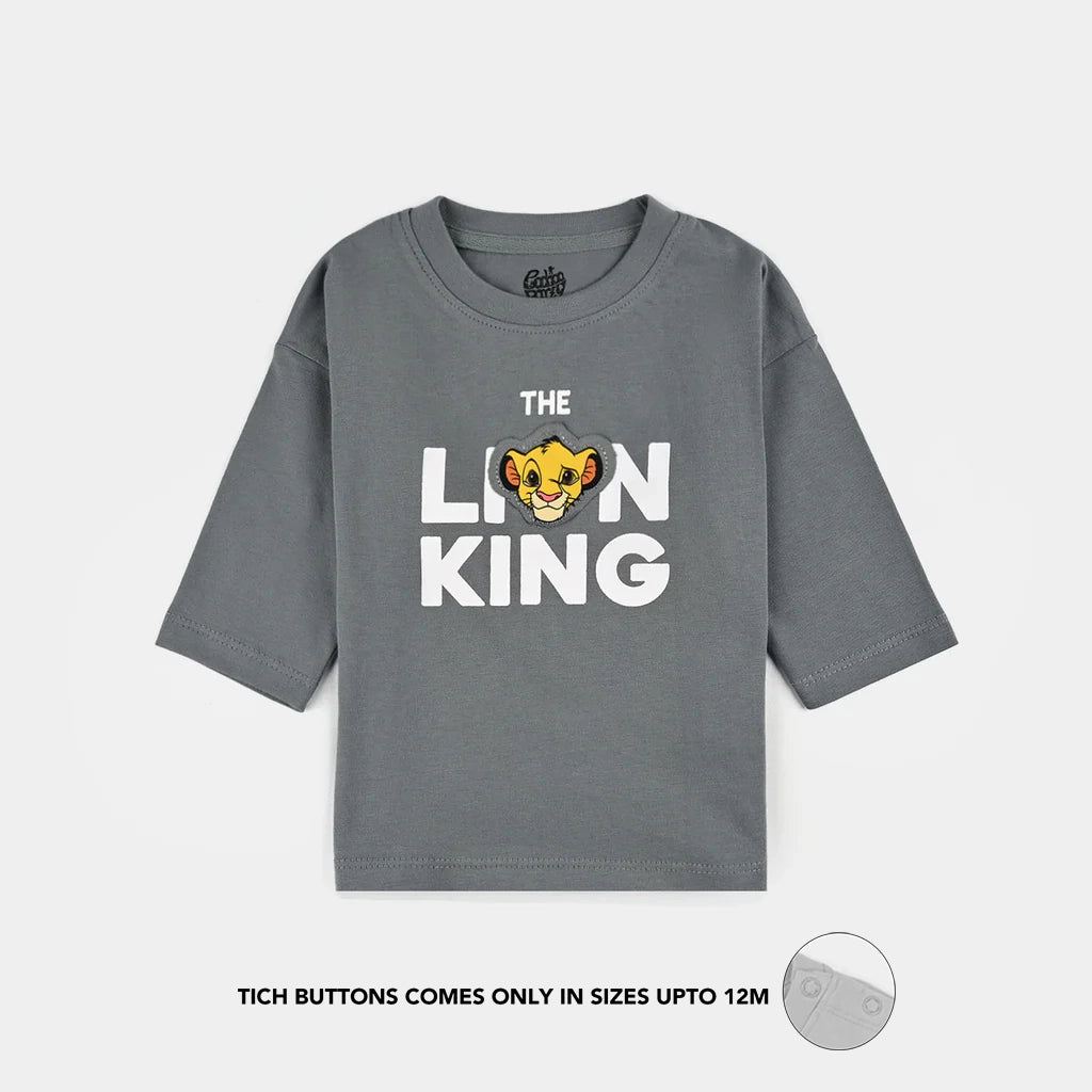 Infant Boys Cotton Jersey T-Shirt F/S Lion King