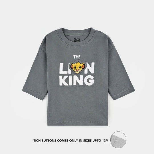 Infant Boys Cotton Jersey T-Shirt F/S Lion King