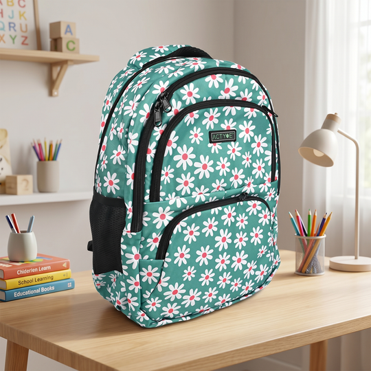 (Actyve Bags) Flora Fusion School Backpack for Kids
