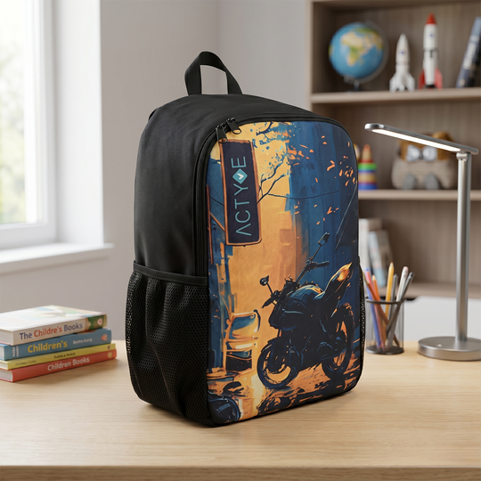 (Actyve Bags) Victory Vibes School Backpack for Kids