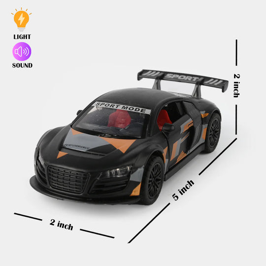 Die-Cast Model Car with Light & Sound for Kids