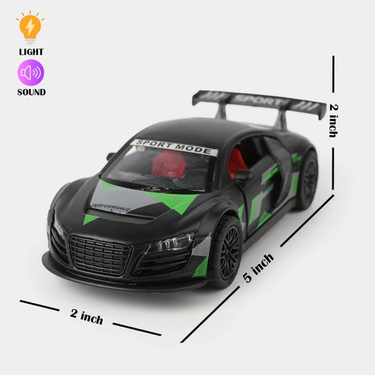Die-Cast Model Car with Light & Sound for Kids