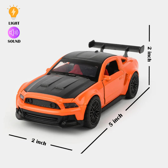 Die-Cast Model Car with Light & Sound for Kids