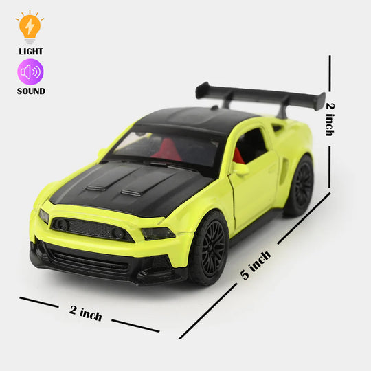 Die-Cast Model Car with Light & Sound for Kids