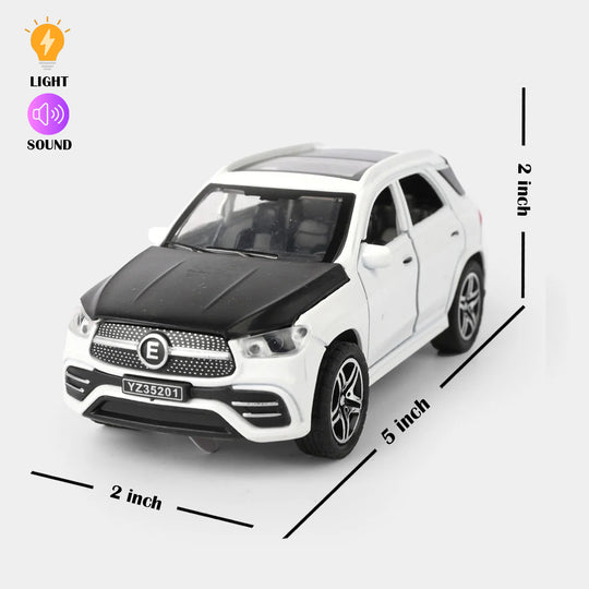 Die-Cast Model Car with Light & Sound for Kids