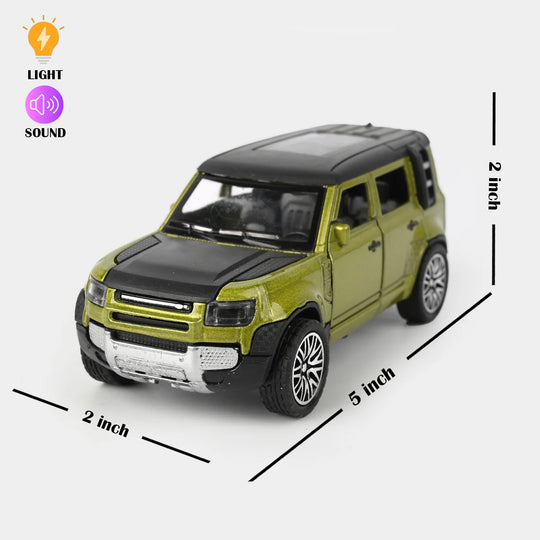 Die-Cast Model Car with Light & Sound for Kids
