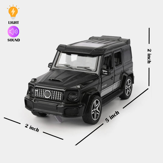 Die-Cast Car with Light, Sound & Pull-Back Action